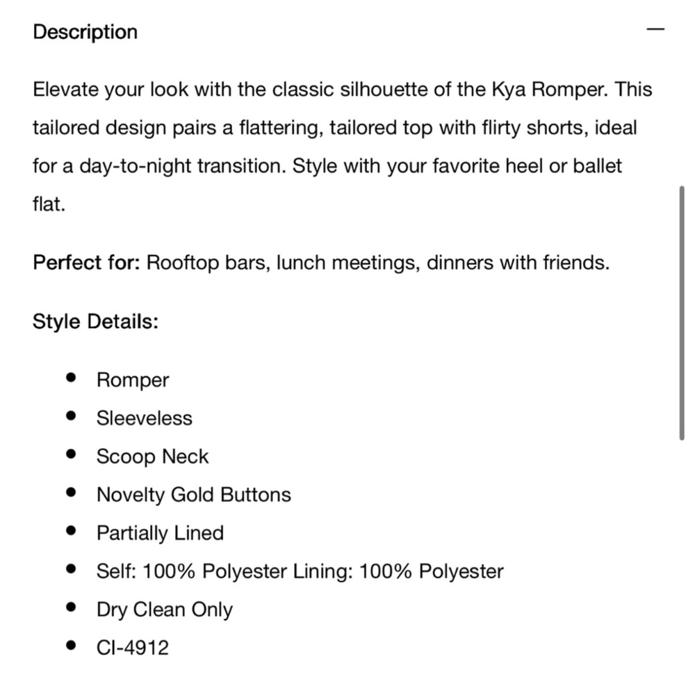 NWT Amanda Uprichard White Kya Romper Size S - Picture 2 of 5